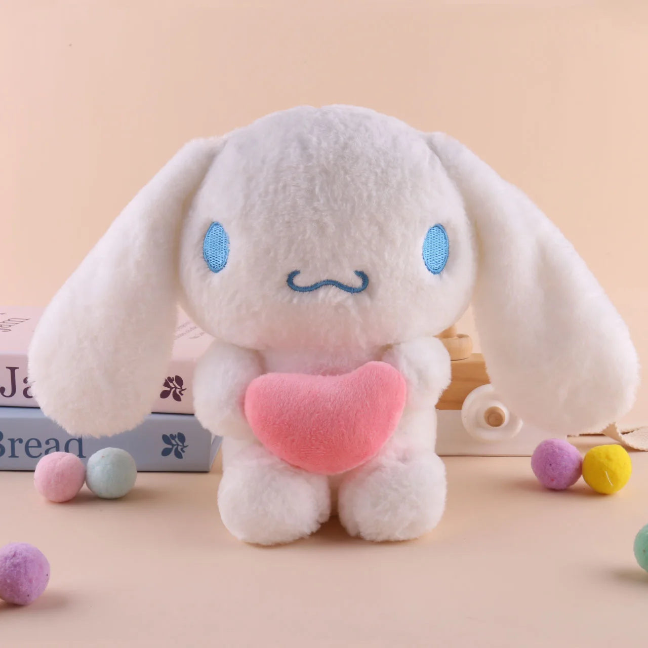 Peluche Hello Kitty Premium con Corazón Rosa (22cm)
