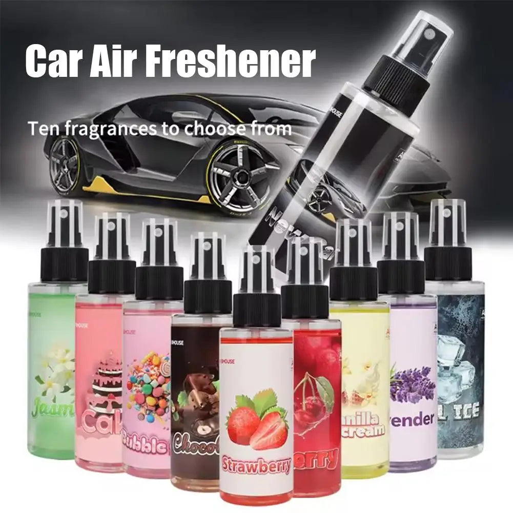 Aromatizante en Spray Premium para Auto o Perfume de Larga Duración para Carro (Varios Aromas).