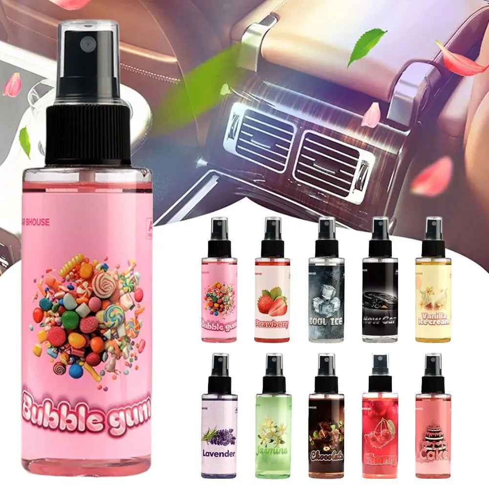Aromatizante en Spray Premium para Auto o Perfume de Larga Duración para Carro (Varios Aromas).